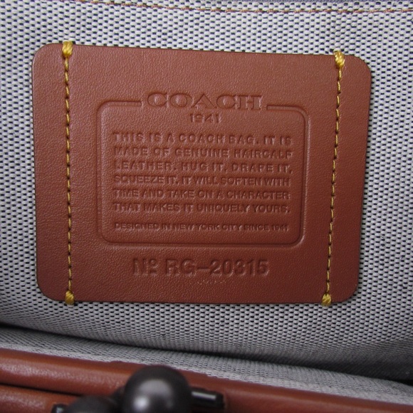 COACH 1941 WILD BEAST DRIP LEOPARD PRINT CALF HAIR ROGUE BAG - Picture 13 of 14